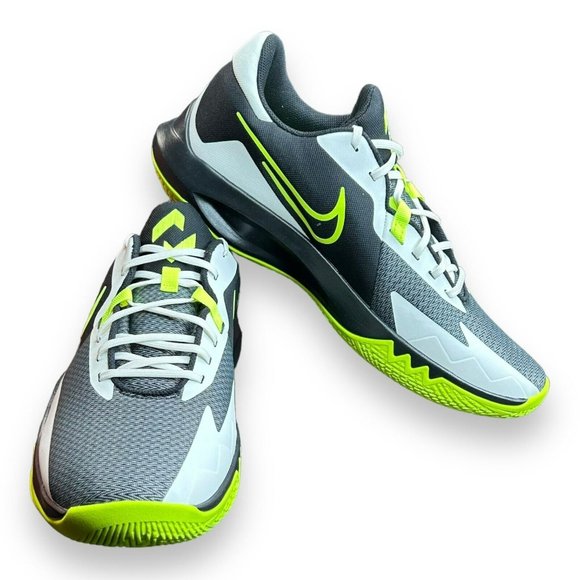 Mens Nike Precision VI 6 Basketball Shoes Size 13 Black Green White DD9535 009 - Picture 6 of 9